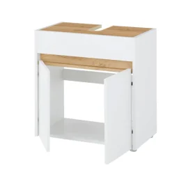 Wohnen Waschbeckenunterschrank in Weiß - Nonessia