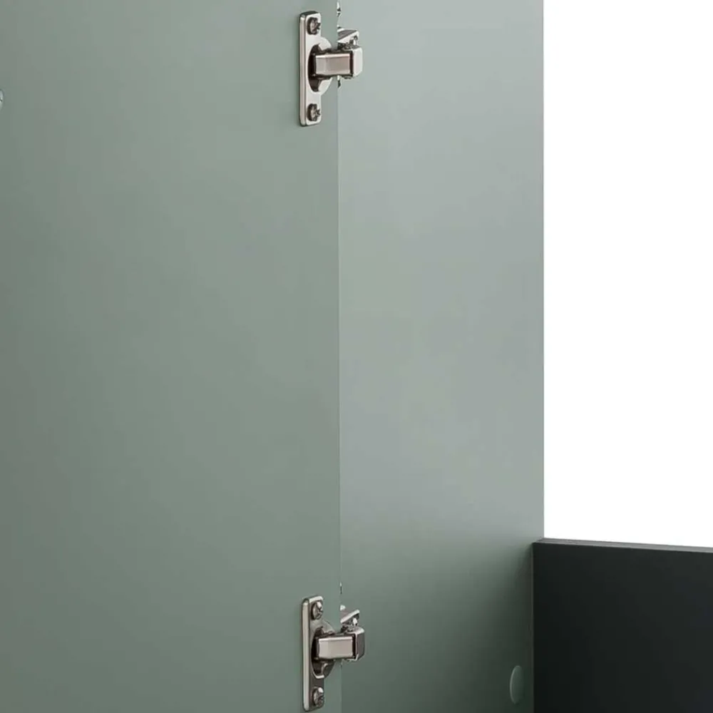 Wohnen Waschtisch|Waschbeckenunterschränke*Waschbeckenunterschrank in Graugrün - Vilatata