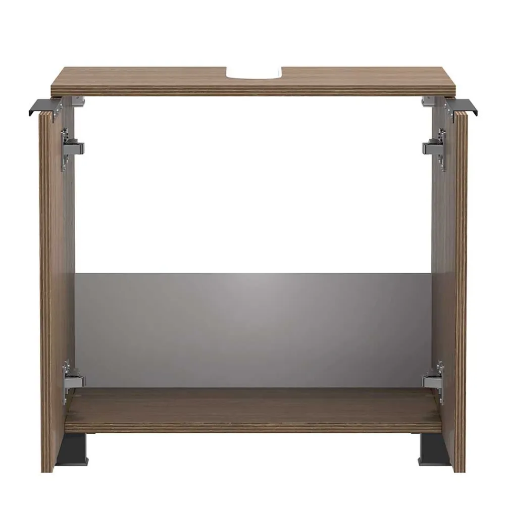 Wohnen Waschtisch|Waschbeckenunterschränke*Waschbeckenunterschrank in Dekor Eiche Dunkel - Ucaida