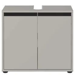 Wohnen Waschbeckenunterschrank in Grau - Ancela