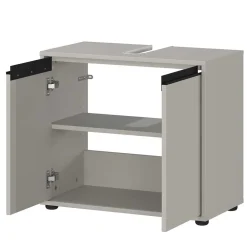Wohnen Waschbeckenunterschrank in Grau - Ancela