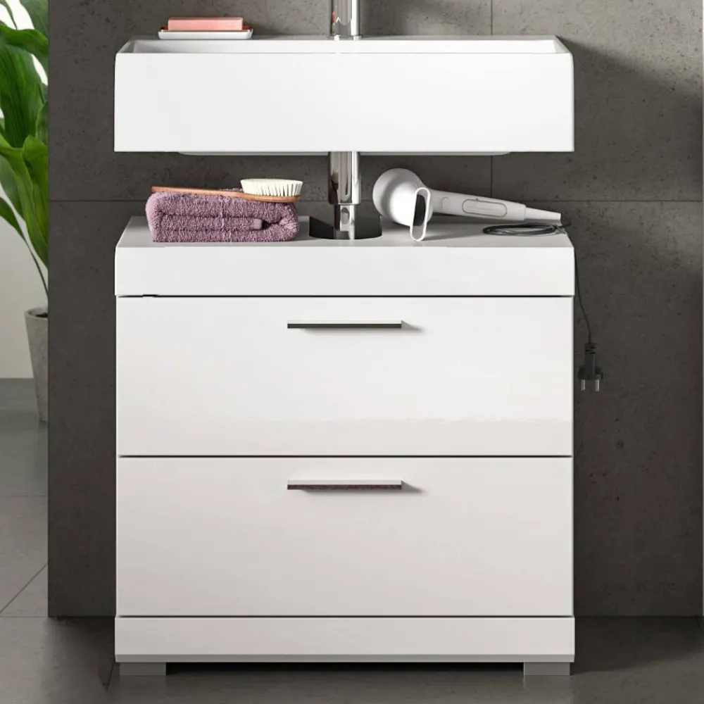 Wohnen Waschbecken-Unterschrank in Weiß - Henriette