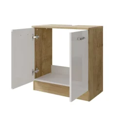 Wohnen Badschränke|Waschtisch*Waschbeckenunterschrank mit Sockelgestell - Highlamp