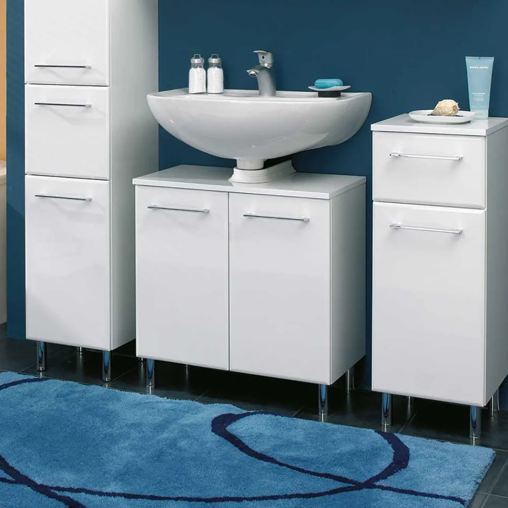 Wohnen Waschbecken-Unterschrank mit Doppeltür - Makimona