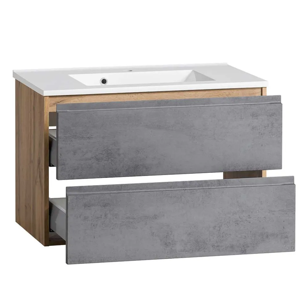 Wohnen Waschtisch|Waschbeckenunterschränke*Waschbeckenunterschrank mit 80 cm Breite - Mia