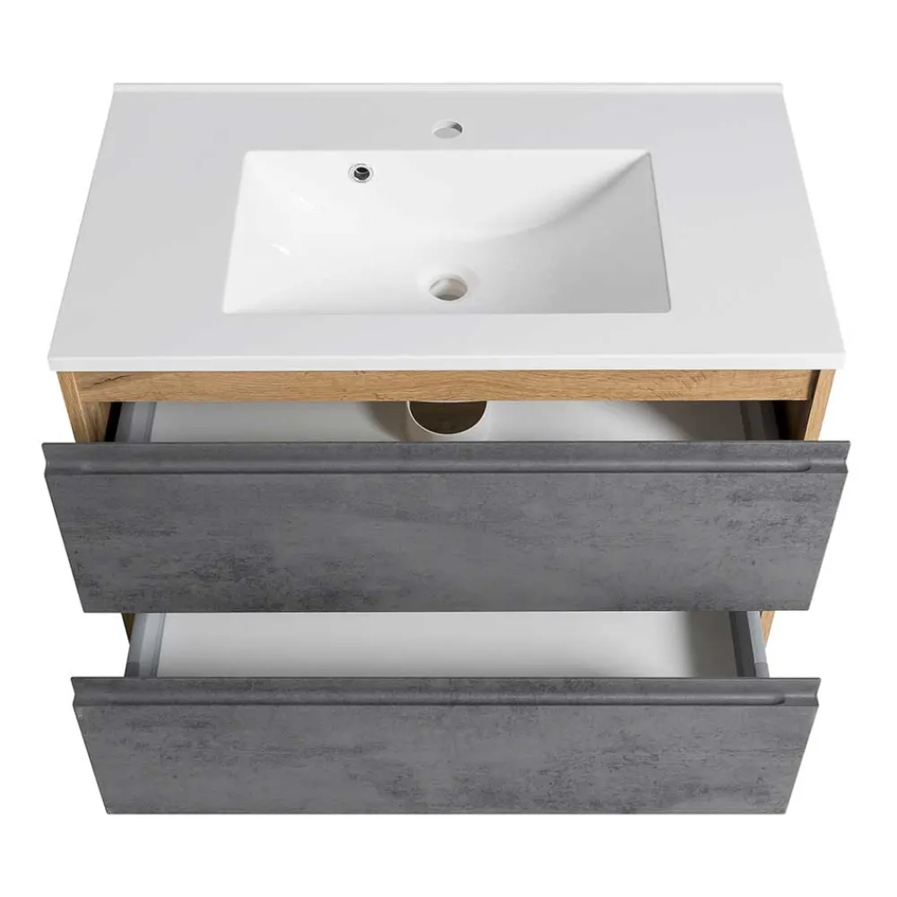 Wohnen Waschtisch|Waschbeckenunterschränke*Waschbeckenunterschrank mit 80 cm Breite - Mia