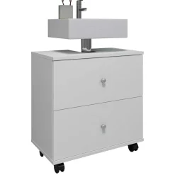Wohnen Waschbeckenunterschrank mit zwei Schubladen - Huanga