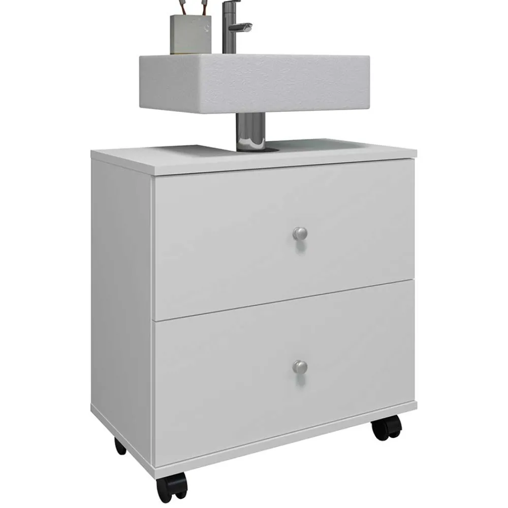 Wohnen Waschbeckenunterschrank mit zwei Schubladen - Huanga