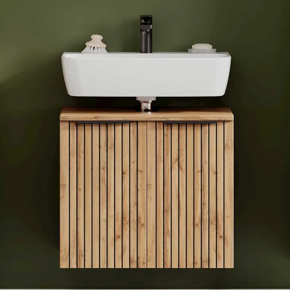 Wohnen Badschränke|Waschtisch*Waschbeckenunterschrank mit zwei Türen - Crystoga