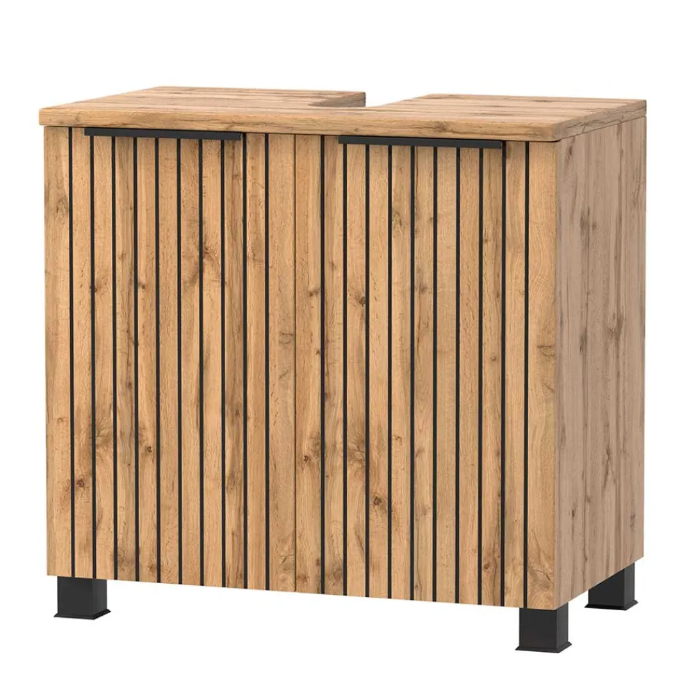 Wohnen Badschränke|Waschtisch*Waschbeckenunterschrank mit zwei Türen - Crystoga