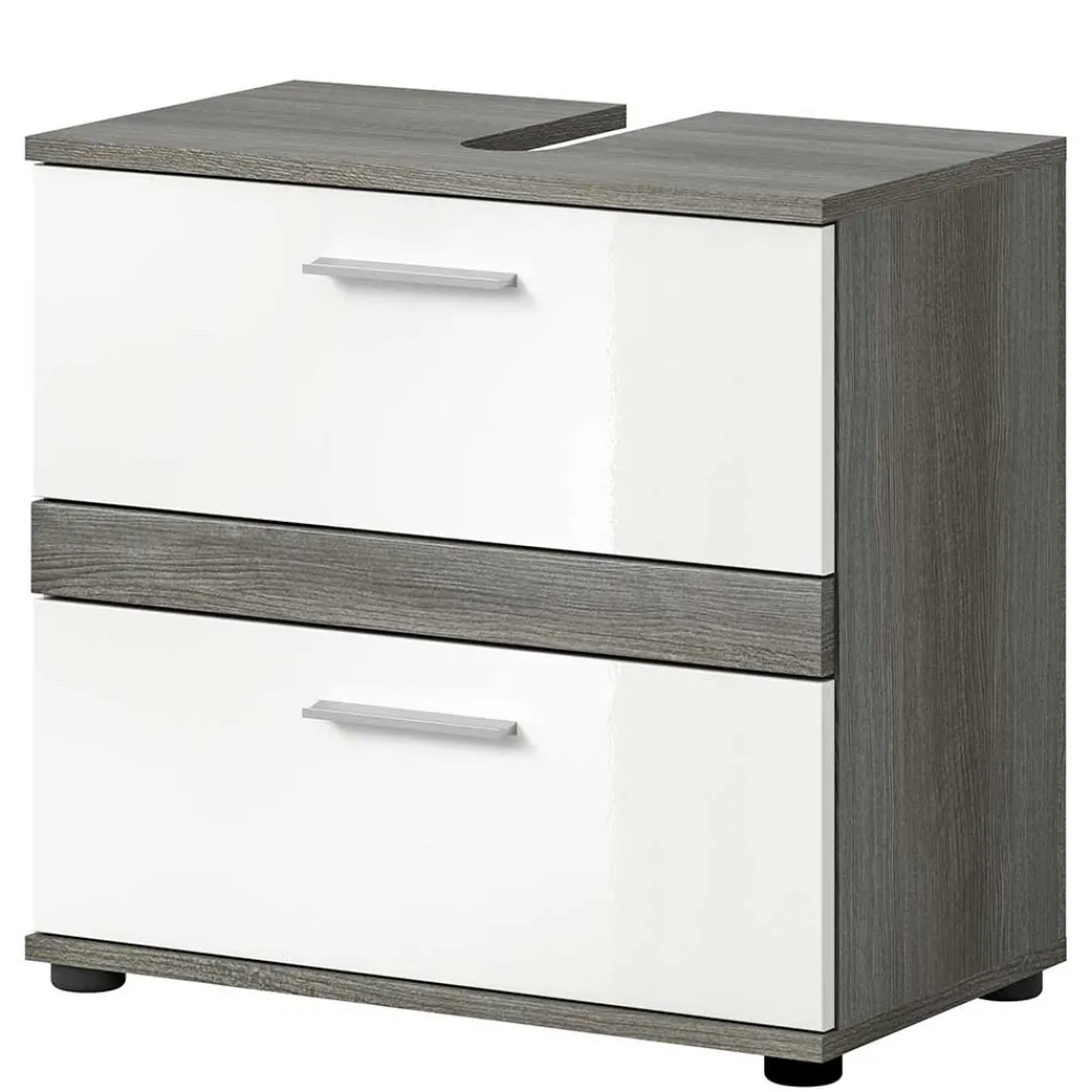 Wohnen Waschbecken-Unterschrank mit zwei Schubladen - Chapan