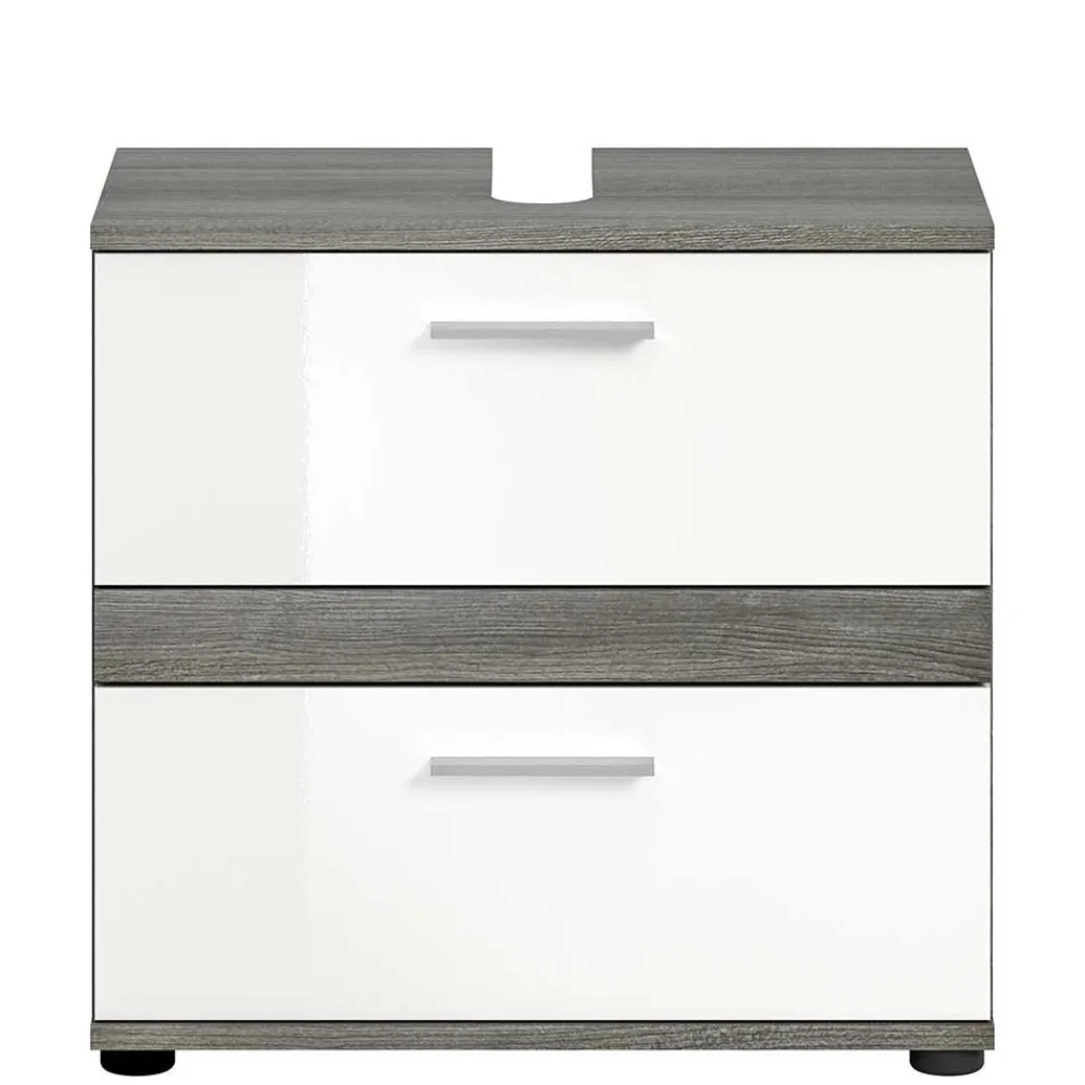 Wohnen Waschbecken-Unterschrank mit zwei Schubladen - Chapan