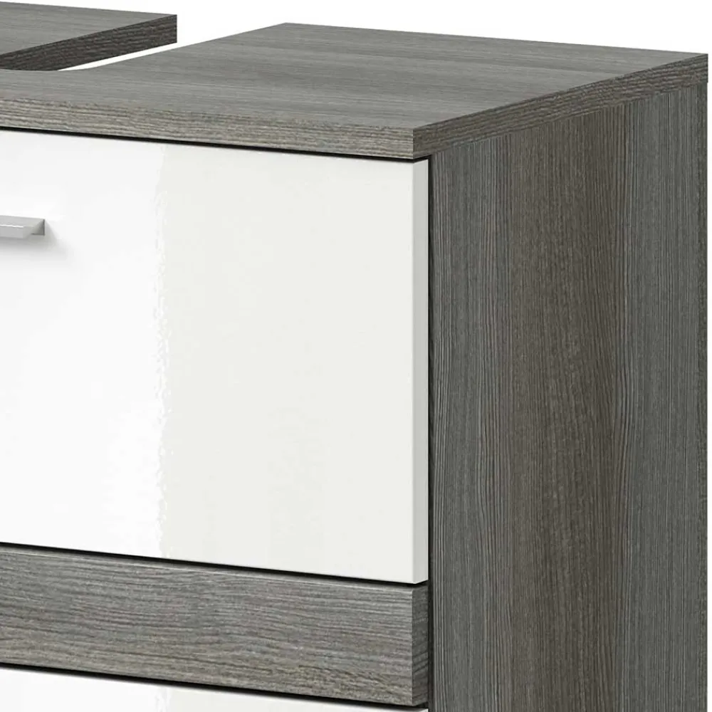 Wohnen Waschbecken-Unterschrank mit zwei Schubladen - Chapan