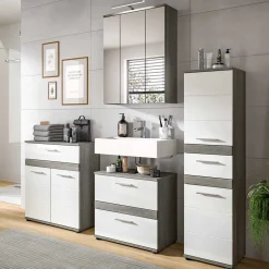 Wohnen Waschbecken-Unterschrank mit zwei Schubladen - Chapan