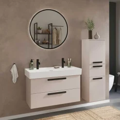 Wohnen Badschränke|Waschtisch*Waschkommode für zwei Armaturen - Adendras