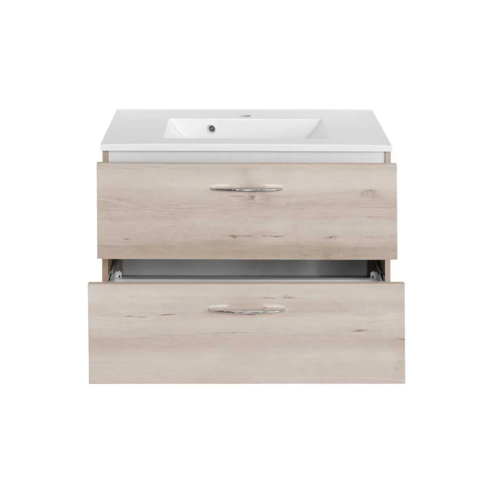 Wohnen Waschtisch|Waschbeckenunterschränke*Waschkommode in Buchefarben - Mabeca