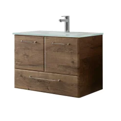 Wohnen Waschkommode mit Glas-Waschbecken - Miss X