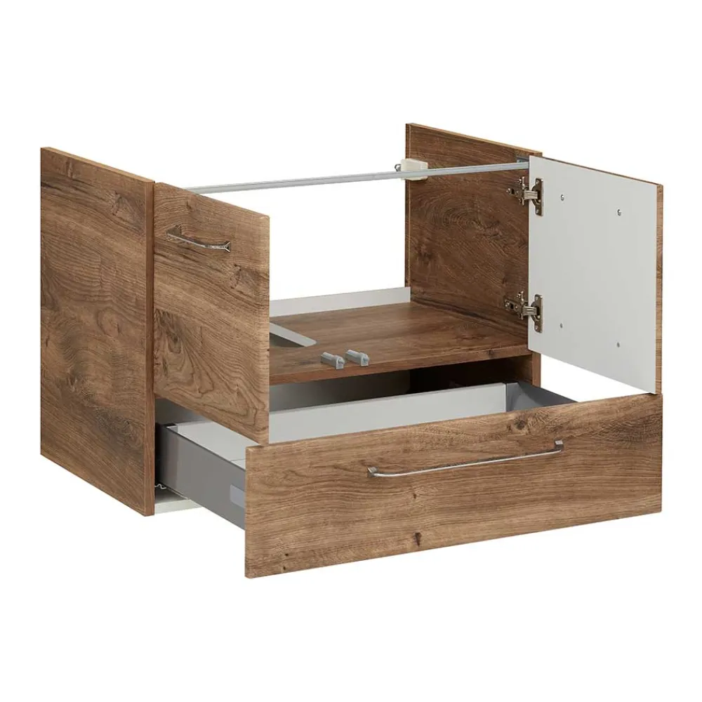 Wohnen Waschkommode mit Glas-Waschbecken - Miss X