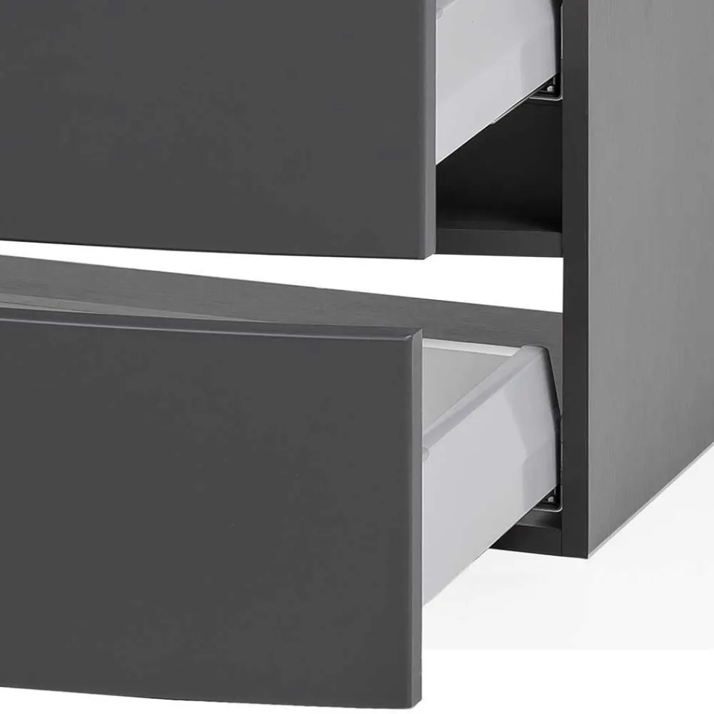 Wohnen Waschkonsole in Dunkelgrau - Natarivos