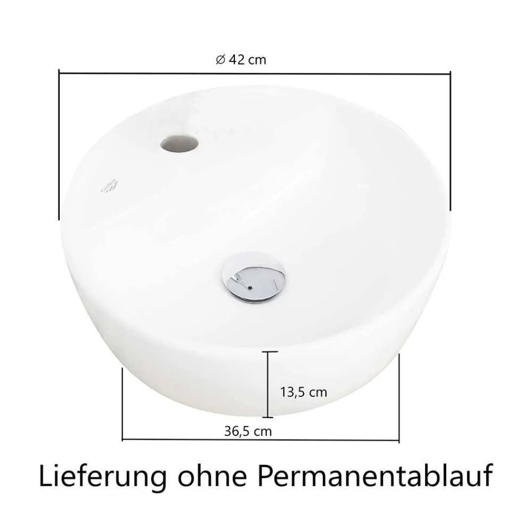 Wohnen Badezimmer Komplett*Waschkonsole und Spiegelschrank Set - Vibulam (zweiteilig)