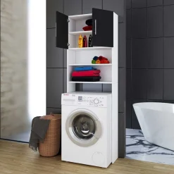 Wohnen Badschränke*Waschmaschinen Umbauschrank 64x190x25 cm - Fleet