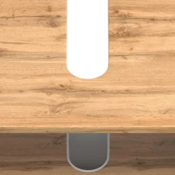 Wohnen Badezimmer Komplett*Waschplatz & Midi-Schrank Set - Crystoga (dreiteilig)