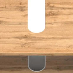 Wohnen Badezimmer Komplett*Waschplatz & Unterschrank Set - Crystoga (dreiteilig)