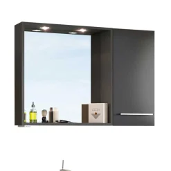 Wohnen Waschplatz Ausstattung in Grau - Estregos (dreiteilig)