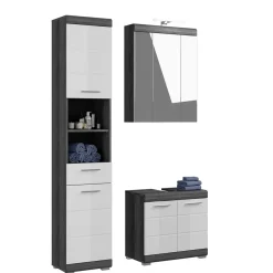 Wohnen Waschplatz Einrichtung & Hochschrank - Nancys (dreiteilig)