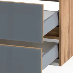 Wohnen Waschplatz Einrichtung zweifarbig - Anviletca (zweiteilig)