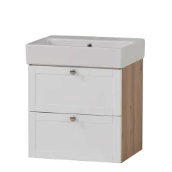 Wohnen Badezimmer Komplett*Waschplatz Kombi inklusive Becken - Traciana (zweiteilig)