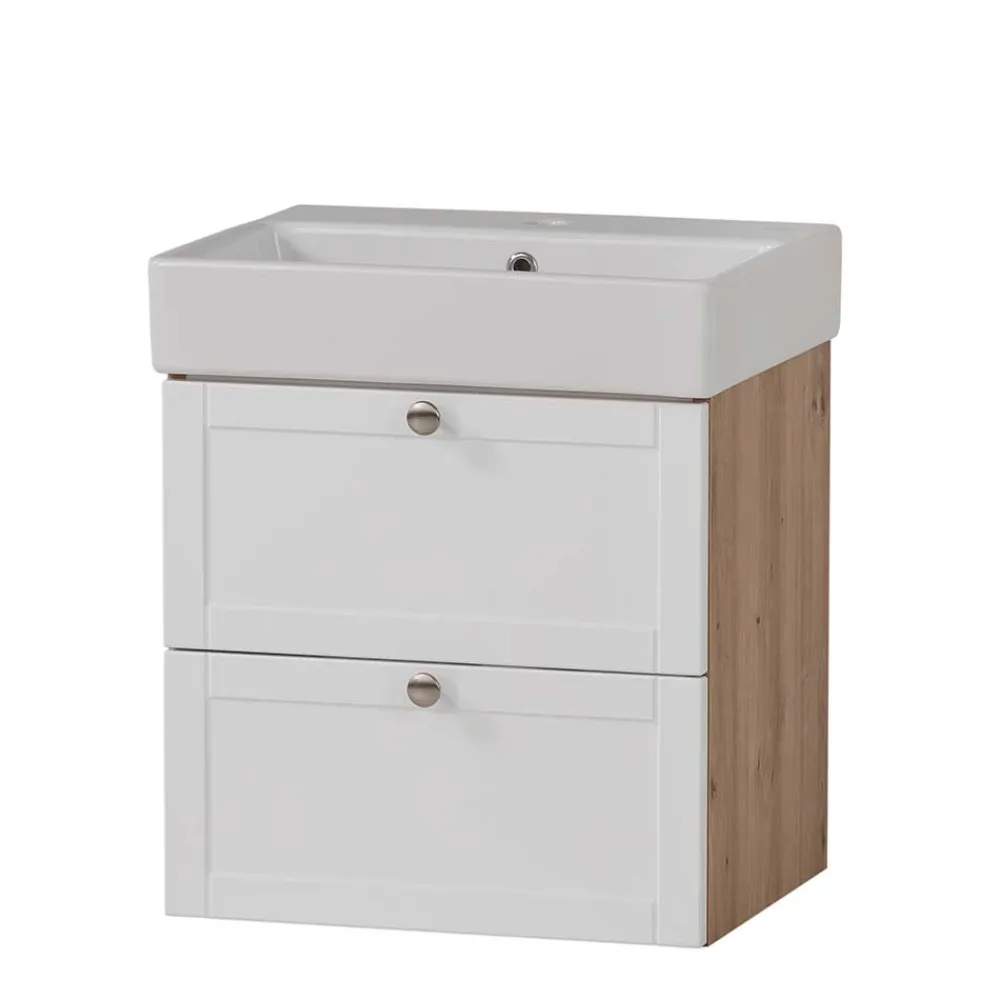 Wohnen Badezimmer Komplett*Waschplatz Kombi inklusive Becken - Traciana (zweiteilig)