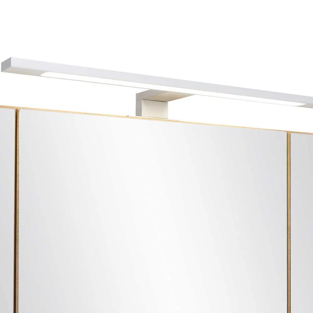 Wohnen Badezimmer Komplett*Waschplatz Kombination in Holzoptik - Tofias (zweiteilig)