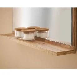 Wohnen Badezimmer Komplett*Waschplatz Kombination in Anthrazit - Ahilav (zweiteilig)