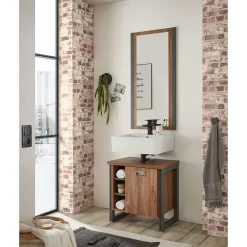 Wohnen Waschplatz mit Spiegel fürs Bad - Forawas (zweiteilig)