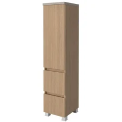Wohnen Badezimmer Komplett*Waschplatz und Midischrank Set - Vibulam (dreiteilig)
