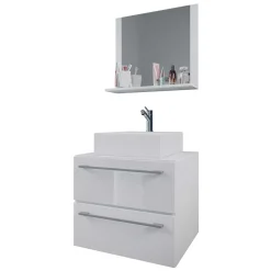 Wohnen Waschplatz zum Aufhängen fürs Bad - Ipsum (zweiteilig)