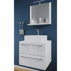 Wohnen Waschplatz zum Aufhängen fürs Bad - Ipsum (zweiteilig)