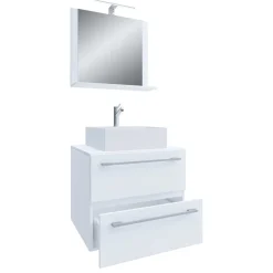 Wohnen Waschplatz zum Aufhängen fürs Bad - Ipsum (zweiteilig)