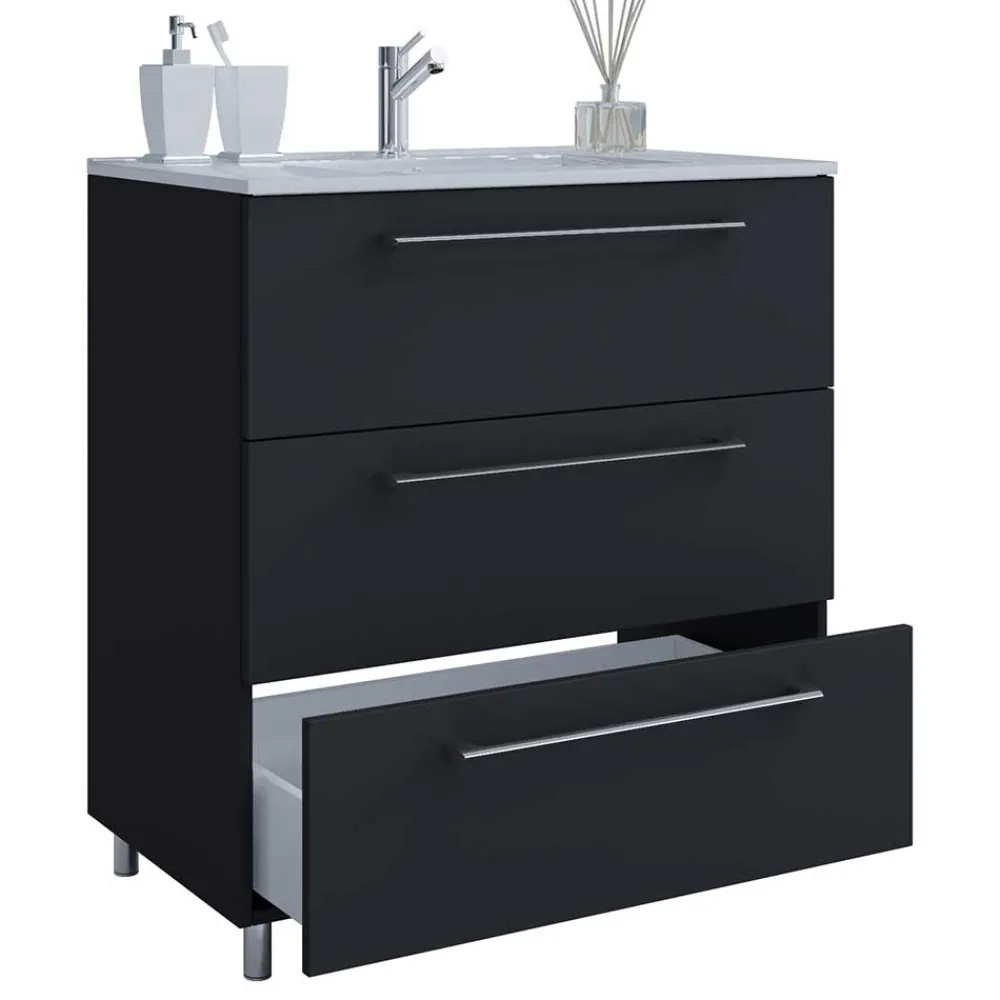 Wohnen Waschtisch & Wandspiegel fürs Bad - Gloriella (zweiteilig)