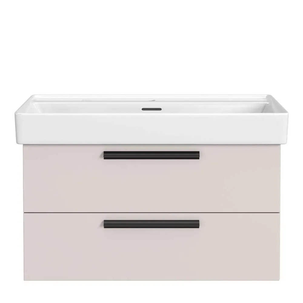 Wohnen Waschtisch für eine Armatur in Hellgrau - Adendras