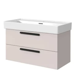 Wohnen Waschtisch für eine Armatur in Hellgrau - Adendras