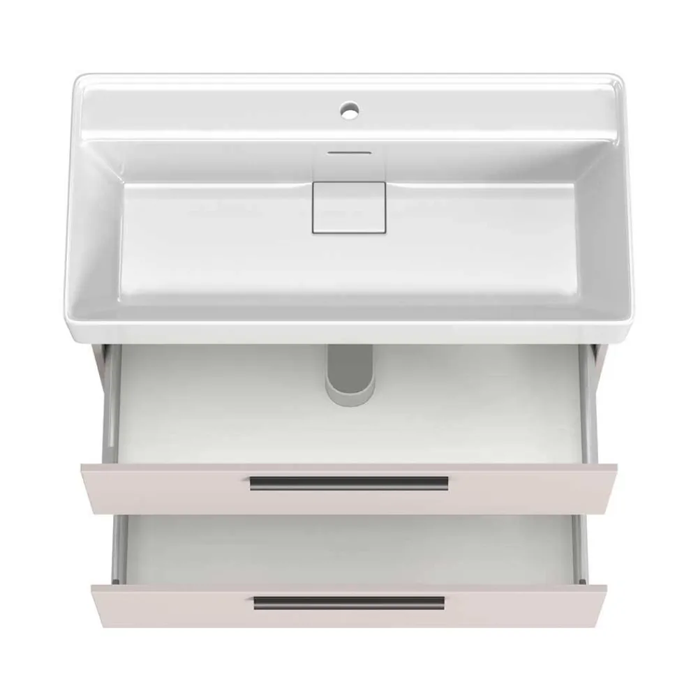 Wohnen Waschtisch für eine Armatur in Hellgrau - Adendras