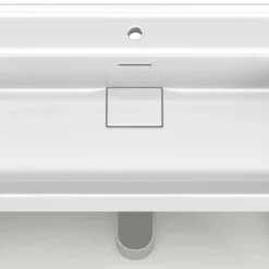 Wohnen Waschtisch für eine Armatur in Hellgrau - Adendras