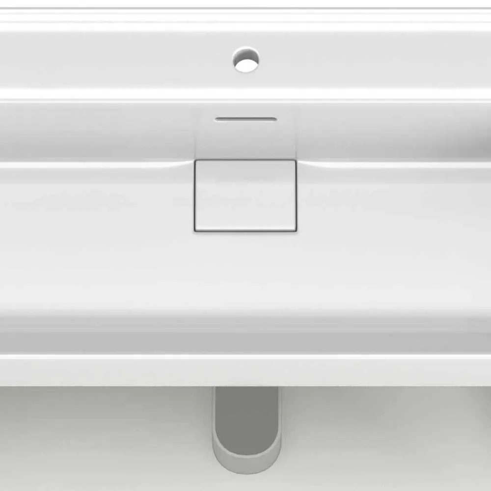 Wohnen Waschtisch für eine Armatur in Hellgrau - Adendras