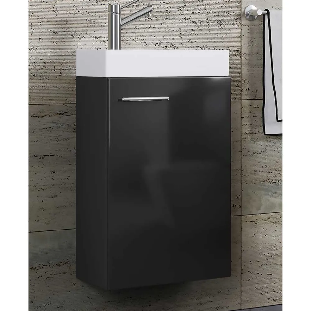 Wohnen Badschränke*Waschtisch für Wandmontage - kompakt 41x68x22 - Denima