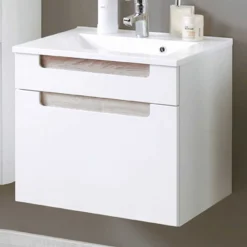 Wohnen Waschtisch|Waschbeckenunterschränke*Waschtisch Hängeschrank Tymos in Weiß