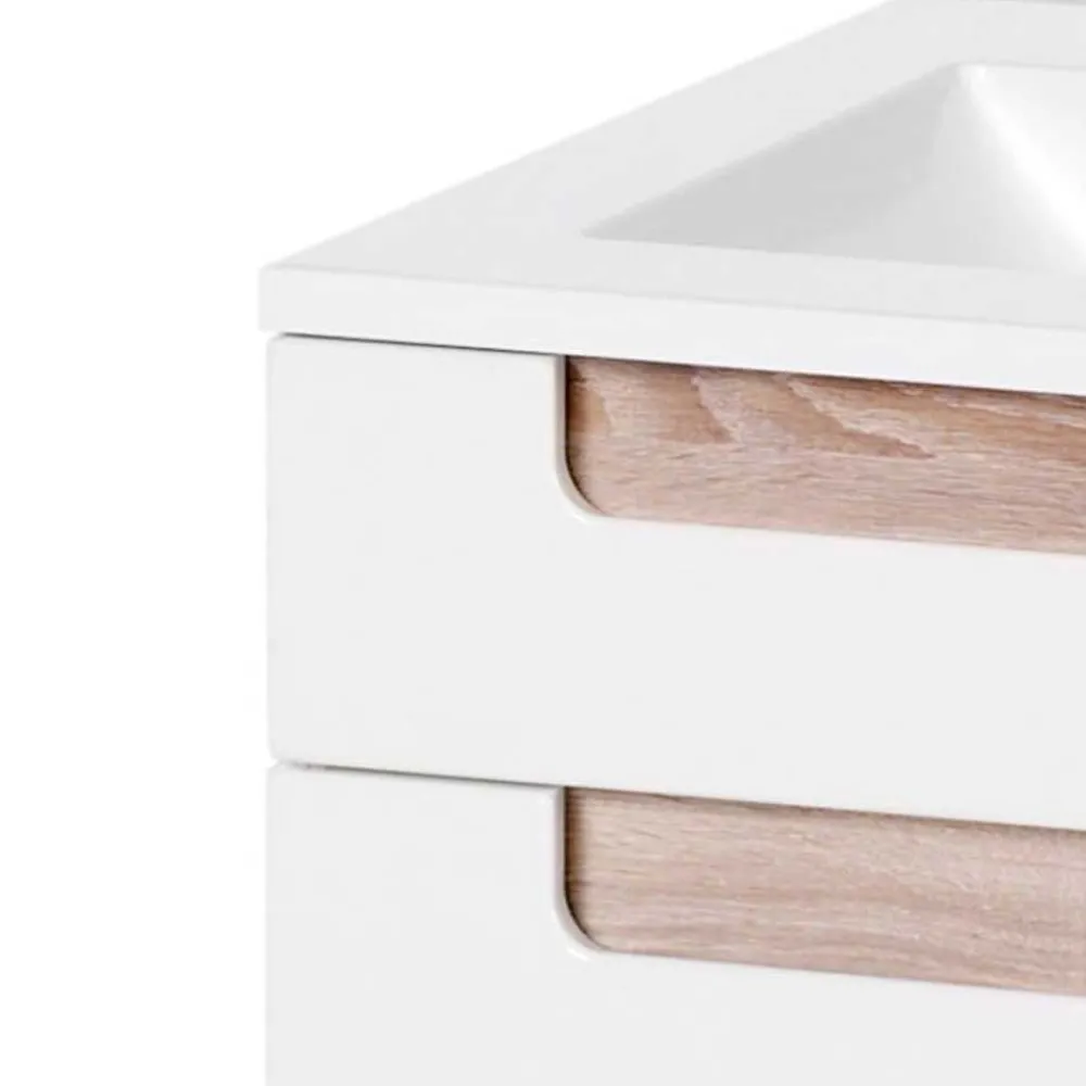 Wohnen Waschtisch|Waschbeckenunterschränke*Waschtisch Hängeschrank Tymos in Weiß