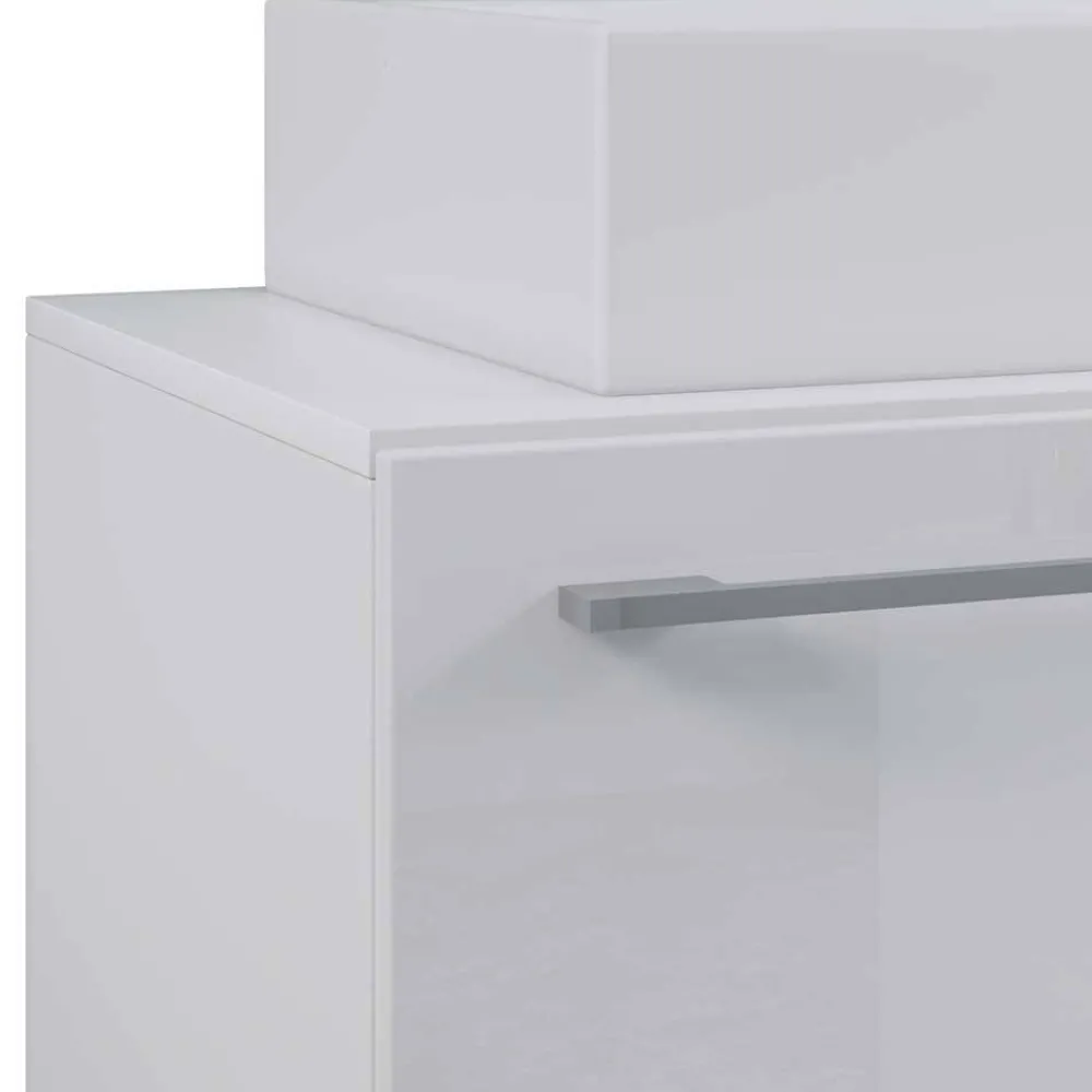 Wohnen Badschränke|Waschtisch*Waschtisch in Weiß - hängend - Ipsum