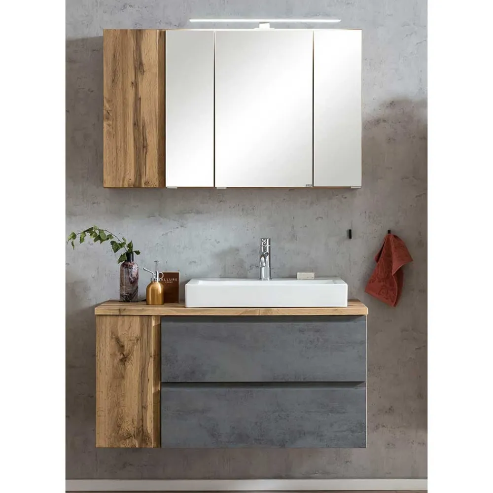 Wohnen Waschtisch Kombination 105 cm breit - Mia (zweiteilig)